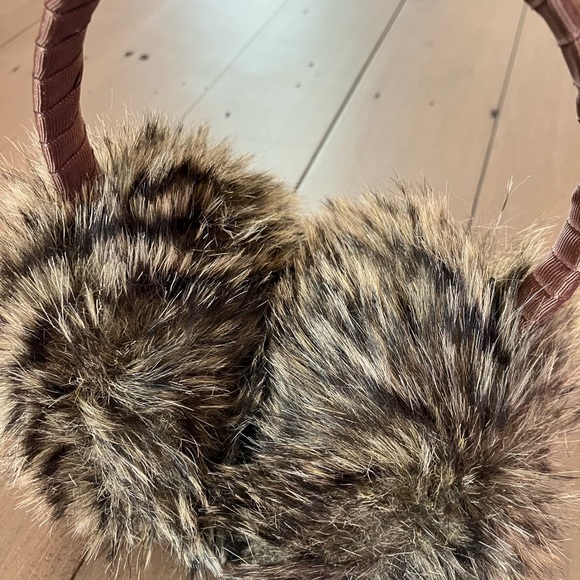 Express Accessories - Express Brown Faux Fur Earmuffs